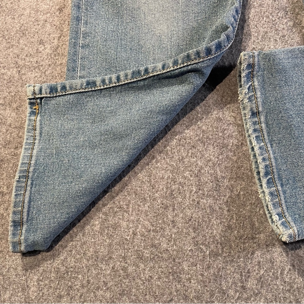 Levi’s Ribcage Straight Leg Ankle Jeans Women’s Size 24 Light Wash Button Fly - Picture 6 of 15